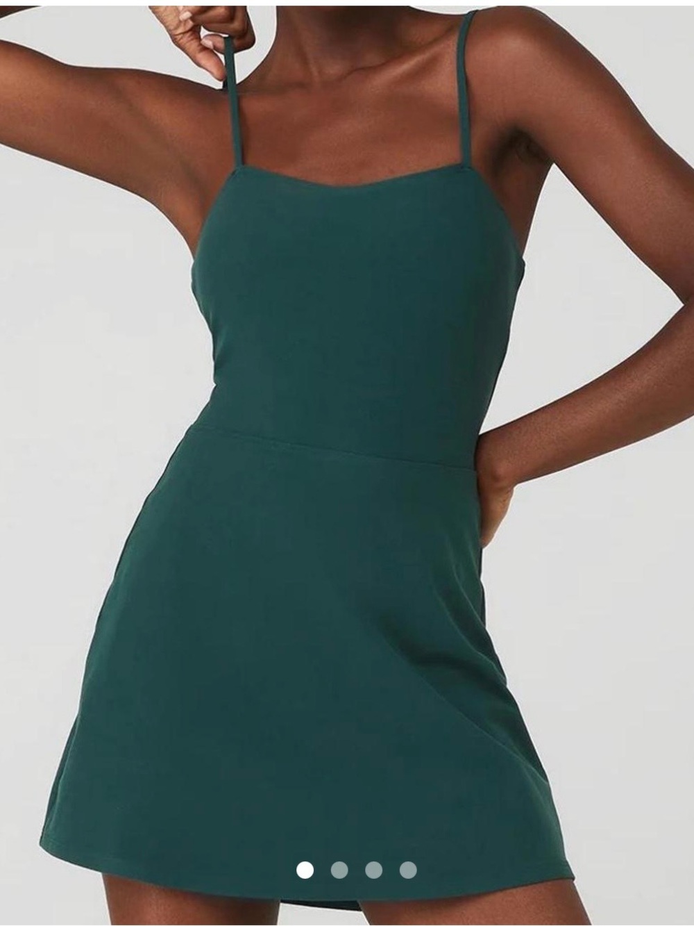 ALO Yoga Midnight Green Court Side Tennis Dress